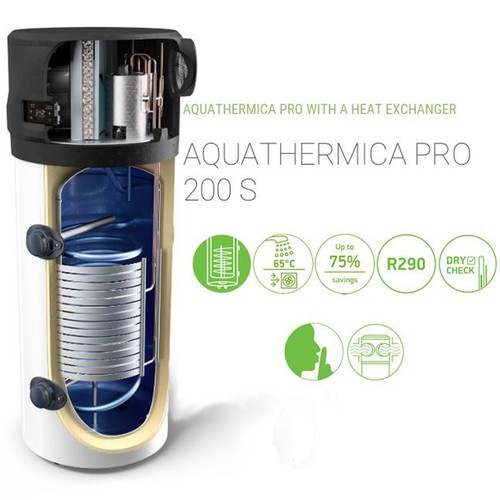 Hot water cylinder air - hot, source